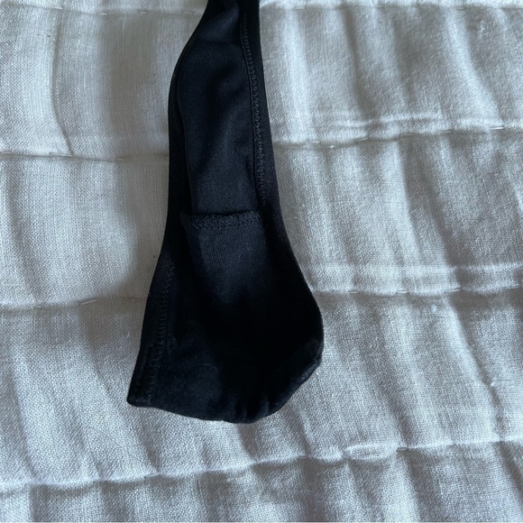 Victoria’s Secret Black Choker High Neck Plunging Neckline Bodysuit Size Large - Picture 8 of 16